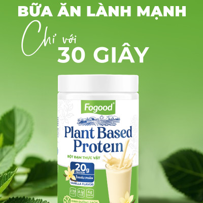 Combo mua 3 hộp tặng 1 hộp đạm thực vật Fogood khối lượng 500g | Giải pháp bữa ăn lành mạnh với 20g  Profile Picture